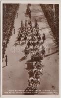 George V, Mary of Teck, Their Majesties Silver Jubilee 1910-1935, the royal coach driving along Constitution Hill