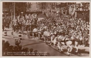 Their Majesties Silver Jubilee 1910-1935, Royal procession entering the strand, George V, Mary of Teck