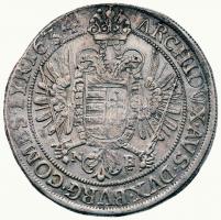 1634N-B Tallér Ag "II. Ferdinánd" Nagybánya, köriratban "RO IM S AV GER HVN BO REX&qu...