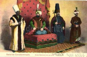 Sultan Mahmoud avec sa cour / Sultan Mehmed and his court