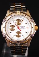 Casio quartz vízálló fém férfi karóra, működőképes, jó állapotban