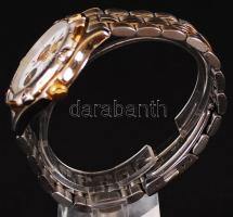 Casio quartz vízálló fém férfi karóra, működőképes, jó állapotban