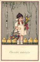 Easter, Meissner & Buch Künstler-Postkarten Serie 2585.