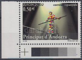 Europa CEPT Circus corner stamp, Europa CEPT cirkusz ívsarki bélyeg