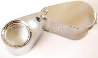 Illuminated loupe (ledlight) 40x-21 mm nagyító eredeti tokjában