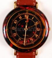 Japán quartz óra, működőképes, jó állapotban