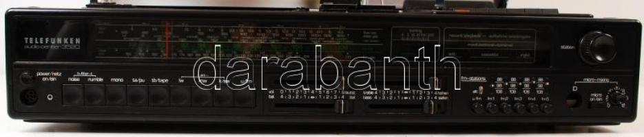 Telefunken audio center 3520, működőkepés, 44×91 cm