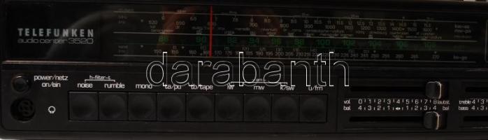 Telefunken audio center 3520, működőkepés, 44×91 cm