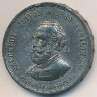 1860. "Széchenyi István" emlékérem (33mm) "SZÉCHENYI ISTVÁN - SZÜLET 1792. SZEPT 17. ...