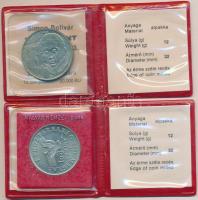 1983. 100Ft "Simon Bolivár" Eredeti tokban, tanúsítvánnyal (2x) T:BU (sérült tok)
Adamo EM...