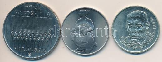 1981. 100Ft "FAO I." + 1983. 100Ft "Czóbel Béla" + 1983. 100Ft "FAO II.&quo...