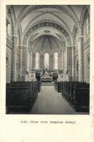 Inke, Jézus szíve templom belseje - 2 db használatlan régi képeslap / 2 unused old postcards