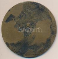 Borai Viktor (1881-1914) DN "Kossuth Ferenc" Br emlékérem (66mm) T:2 hátoldal sérült