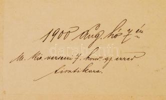 1900 Magyar királyi 7. honvéd gyalogezred katonáiról készült csoportkép, 20x14 cm