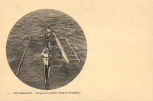 11 db RÉGI használatlan motívumlap; madagaszkári folklór / 11 old unused motive cards; Madagascan fo...