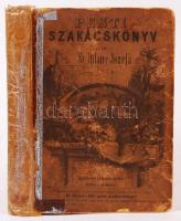 St. Hilaire Jozefa: Pesti szakácskönyv. Bp. 1875. Eggenberger-féle könyvkereskedés. Ragasztott félvászon kötés, kissé viseltes állapotban. Kézzel írt receptek az utolsó lapokon.