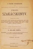St. Hilaire Jozefa: Pesti szakácskönyv. Bp. 1875. Eggenberger-féle könyvkereskedés. Ragasztott félvá...