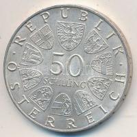 Ausztria 1970. 50Sch Ag "300 éves az Innsbrucki Egyetem" T:2 Austria 1970. 50 Schilling Ag "300th Anniversary-Innsbruck University" C:XF