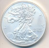 Amerikai Egyesült Államok 2000. 1$ Ag "Amerikai Sas Rúdezüst Érme" T:1
USA 2000. 1 Dollar ...