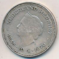 Hollandia 1970. 10G Ag "I. Julianna" T:2 Netherlands 1970. 10 Gulden Ag "Juliana" C:XF