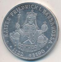 NSZK 1990F 10M Ag "I. Barbarossa Frigyes" T:exPP
GFR 1990F 10 Mark Ag "Frederick I Ba...