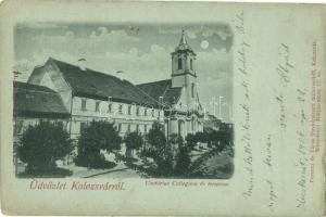 Kolozsvár, Unitárius Kollégium és templom / dormitery and church (EK)