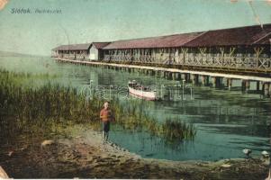 Siófok - 4 db régi képeslap / 4 old postcards