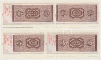 Szovjetunió DN "A Szovjetunió Külkereskedelmi Bankja, Moszkva" 20R (4x) utazási csekkek ma...
