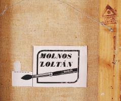 Z.O. jelzéssel: Petróleum lámpák. Olaj, farost, keretben, 48×48 cm