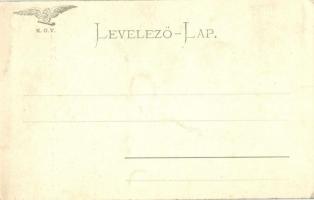 Óvár, a Kassa-Oderbergi Vasút mentén; kiadja Geruska Pál / castle by the Kosice Bohumin Railroad