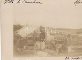 1917 Bitola, Monastir; Villa la Cambuse / military camp photo (pinhole)