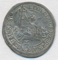 Ausztria/Stájerország/Graz 1695IA 3Kr Ag "I. Lipót" T:3 Austria/Styria/Graz 1695IA 3 Kreuzer Ag "Leopold I" C:F Krause KM# 1115