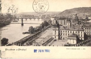 Praha, Pohled z Letenskych sadu / view from Letensky park