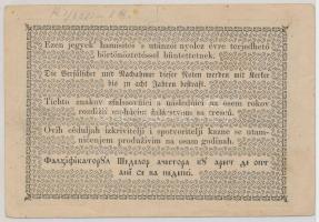 1849. 2Ft "Kincstári utalvány" T:III (restaurált)