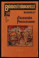 Bárdos és Brachfeld képes árjegyzék festett egészvászon kötésben 702p.