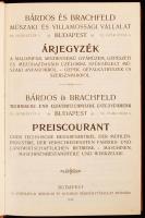 Bárdos és Brachfeld képes árjegyzék festett egészvászon kötésben 702p