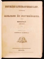 Religio és Nevelés. Kath. egyházi folyóirat. Uj folyam’ II. éve. 3 kötetben függelékekkel
...