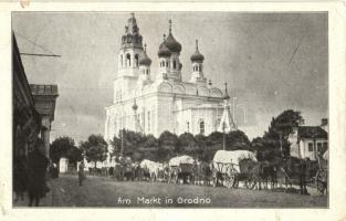 Grodno, Markt, Griechisch-Katolischer Kirche / market place, church (EK)