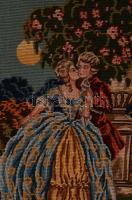 Titkos szerelem, gobelin, karton, jelzés nélkül, 43×34 cm