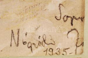 Nógrádi jelzéssel: Sopron, Kecskés templom. Akvarell, papír, 38×26 cm