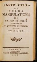 Ordo judiciarius pro omnibus tribunalibus et foris judiciariis Regni Hungariae praescriptus. Cum adn...