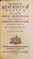 Ordo judiciarius pro omnibus tribunalibus et foris judiciariis Regni Hungariae praescriptus. Cum adn...