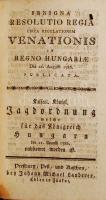 Ordo judiciarius pro omnibus tribunalibus et foris judiciariis Regni Hungariae praescriptus. Cum adn...