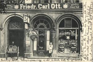 Hannover, Theaterstrasse 5., Friedrich Carl. Ott. Wine shop (EK)