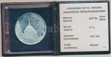 Fülöp Zoltán (1951-) 1978. "Koronázási jelvények" Ag emlékérem (27g/0.925/42.5mm) T:PP ÁPV...