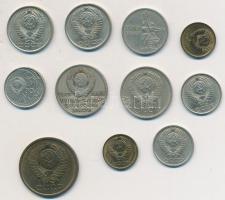 Szovjetunió 1961-1984. 1k-20k (11xklf) T:vegyes
Soviet Union 1961-1984. 1 Kopek - 20 Kopek, benne 50...