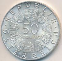 Ausztria 1968. 50Sch Ag "50 éves a Köztársaság" T:2
Austria 1968. 50 Schilling Ag "50...