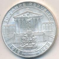 Ausztria 1968. 50Sch Ag "50 éves a Köztársaság" T:2
Austria 1968. 50 Schilling Ag "50...