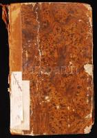 Friedrich Schiller's sämmtliche Werke 24. Band. Wien 1819. Bey Anton Doll. Sérült félbőr kötésb...