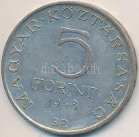 1948. 5Ft Ag "Petőfi" T:2,2-
Adamo EM1